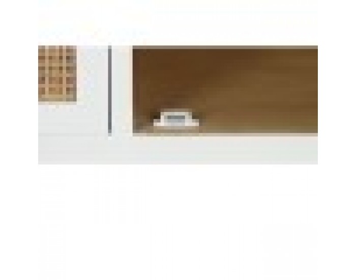 ТВ шкаф Home ESPRIT Бял Кристал Дърво от пауловния 120 x 40 x 50 cm