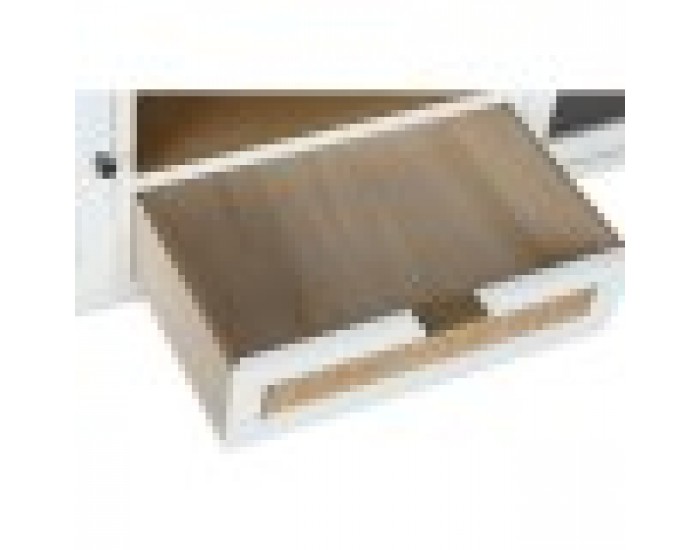 ТВ шкаф Home ESPRIT Бял Кристал Дърво от пауловния 120 x 40 x 50 cm