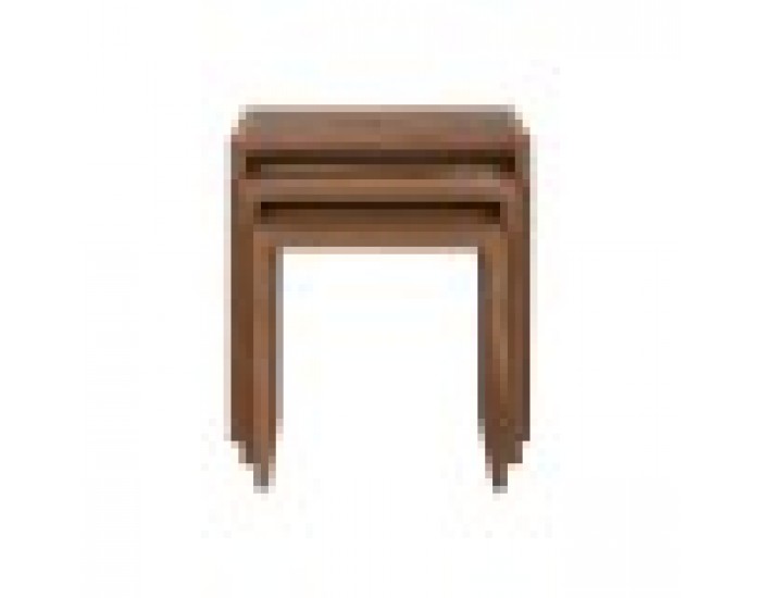 Комплект от 3 маси Home ESPRIT Естествен Тик 40 x 40 x 40 cm