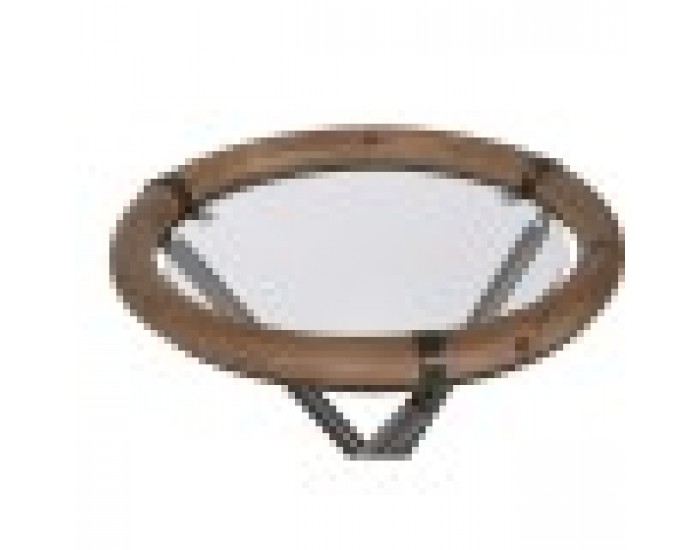 Комплект от 2 маси Home ESPRIT Черен Естествен Кристал Ела 65 x 65 x 66 cm