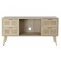 ТВ шкаф DKD Home Decor, Дърво от пауловния, Дървен, MDF, 120 x 42 x 60 cm - Холни маси