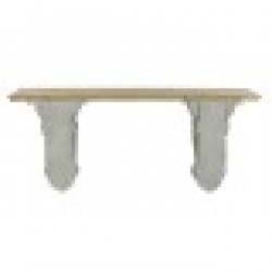 Помощна маса DKD Home Decor 180 x 35 x 78 cm Ела Естествен Сив - Холни маси