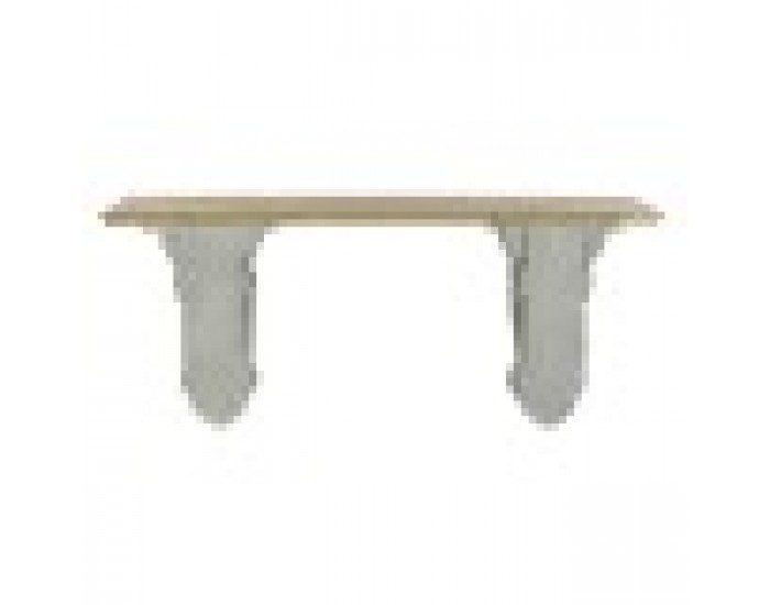 Помощна маса DKD Home Decor 180 x 35 x 78 cm Ела Естествен Сив Помощна маса DKD Home Decor 180 x 35 x 78 cm Ела Естествен Сив