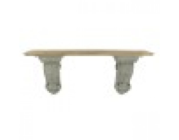 Помощна маса DKD Home Decor 180 x 35 x 78 cm Ела Естествен Сив Помощна маса DKD Home Decor 180 x 35 x 78 cm Ела Естествен Сив