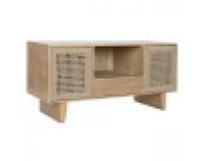 ТВ шкаф Home ESPRIT Бежов Естествен Юта Бор 120 x 40 x 55 cm ТВ шкаф Home ESPRIT Бежов Естествен Юта Бор 120 x 40 x 55 cm