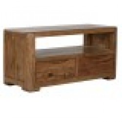 ТВ шкаф Home ESPRIT Естествен 90 x 40 x 45 cm - Маси