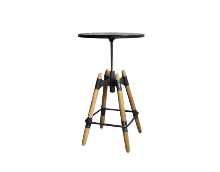 Помощна маса DKD Home Decor Дървен Метал (60 x 60 x 105 cm)