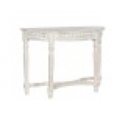 Console Home ESPRIT Бял Дърво манго 114,3 x 38,1 x 82 cm - Маси