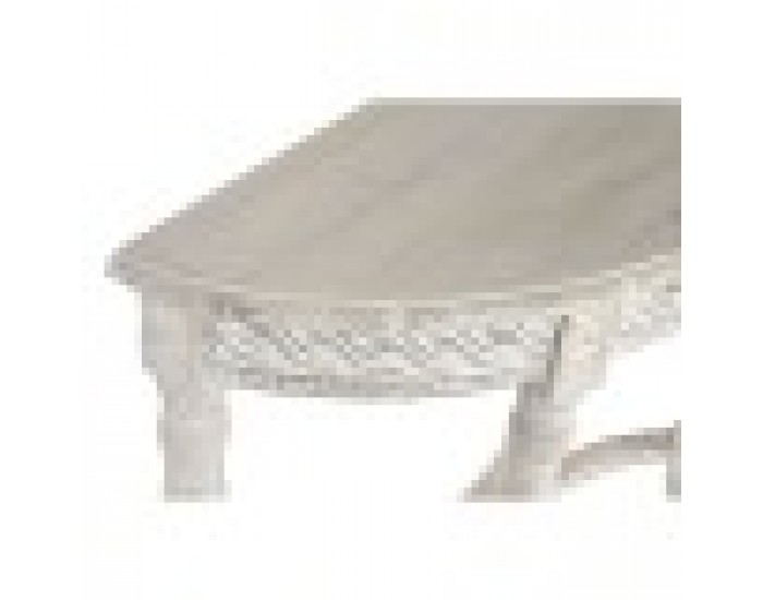 Console Home ESPRIT Бял Дърво манго 114,3 x 38,1 x 82 cm