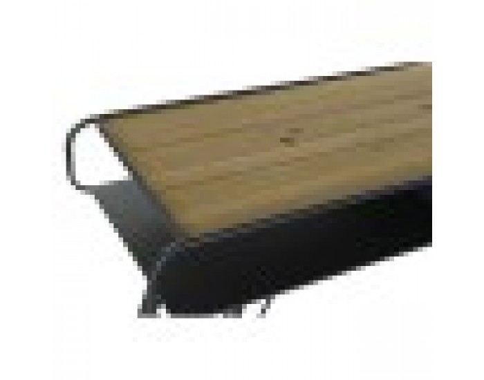 Конзола DKD Home Decor, Черен Метал, Ела, Светло кафяв, 120 x 38 x 78 cm