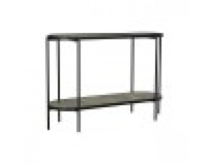 Конзола DKD Home Decor Черен Метал MDF Зелен Тропически (120 x 41 x 80 cm)