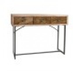 Конзола DKD Home Decor Метал Дървен (110 x 32 x 85 cm) - Холни маси