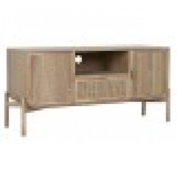 ТВ шкаф Home ESPRIT Естествен 126 x 40 x 60 cm - Маси