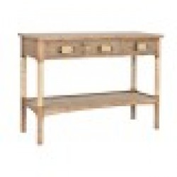 Console Home ESPRIT Светло кафяв Въже Ела 110 x 40 x 79,5 cm - Маси