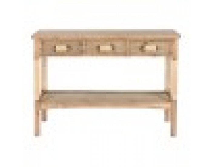 Console Home ESPRIT Светло кафяв Въже Ела 110 x 40 x 79,5 cm Console Home ESPRIT Светло кафяв Въже Ела 110 x 40 x 79,5 cm