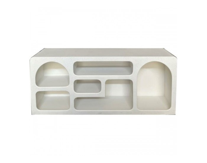 ТВ шкаф Home ESPRIT Бял 120 x 26 x 50 cm ТВ шкаф Home ESPRIT Бял 120 x 26 x 50 cm