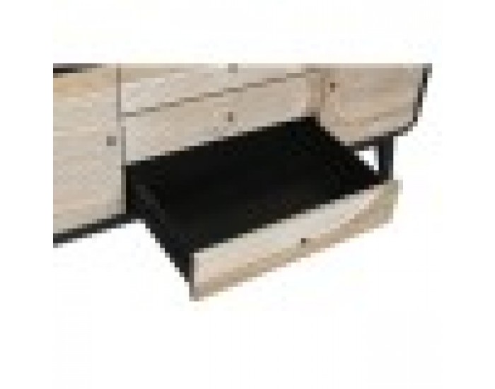 ТВ шкаф DKD Home Decor 120 x 50 x 58 cm Черен Дървен ТВ шкаф DKD Home Decor 120 x 50 x 58 cm Черен Дървен
