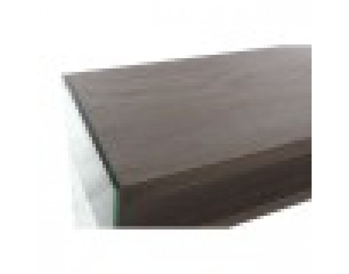 Помощна маса DKD Home Decor Кристал Кафяв Прозрачен Oрех 160 x 45 x 80 cm Дървен MDF