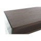 Помощна маса DKD Home Decor Кристал Кафяв Прозрачен Oрех 160 x 45 x 80 cm Дървен MDF