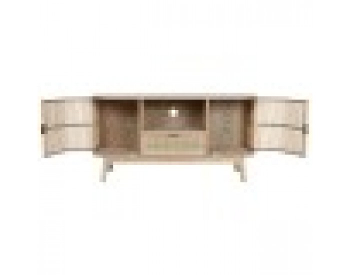 ТВ шкаф Home ESPRIT Златен Естествен Pатан Ела 120 x 40 x 60 cm ТВ шкаф Home ESPRIT Златен Естествен Pатан Ела 120 x 40 x 60 cm