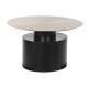 Помощна маса DKD Home Decor 76 x 76 x 46 cm Черен Златен Желязо Помощна маса DKD Home Decor 76 x 76 x 46 cm Черен Златен Желязо
