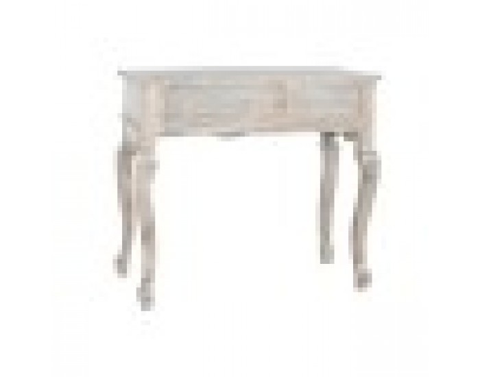 Портманто с 2 чекмеджета DKD Home Decor Бял Кафяв Дърво манго 91 x 42 x 81 cm