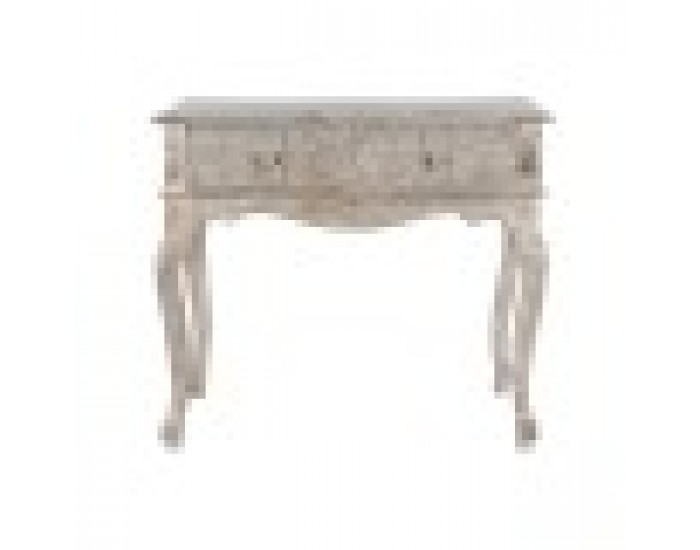 Портманто с 2 чекмеджета DKD Home Decor Бял Кафяв Дърво манго 91 x 42 x 81 cm