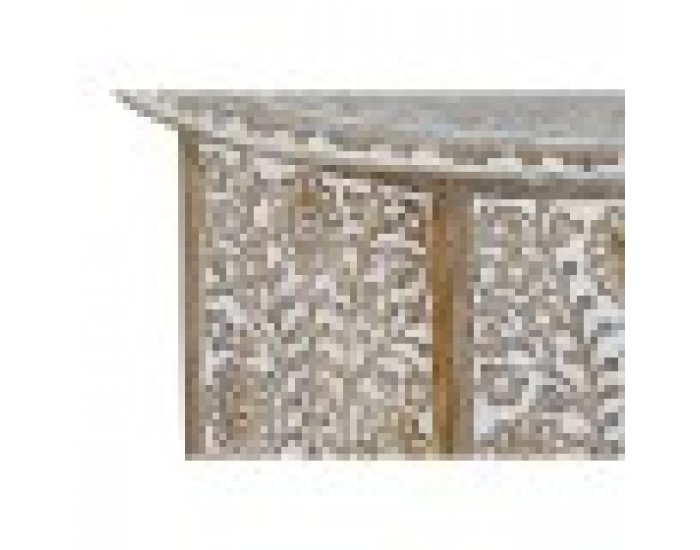 Комплект от 2 маси DKD Home Decor Естествен Дърво манго 75 x 75 x 45 cm Комплект от 2 маси DKD Home Decor Естествен Дърво манго 75 x 75 x 45 cm