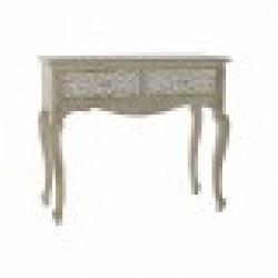 Console DKD Home Decor Бял Многоцветен Дървен Дърво манго 92 x 42 x 81 cm - Холни маси