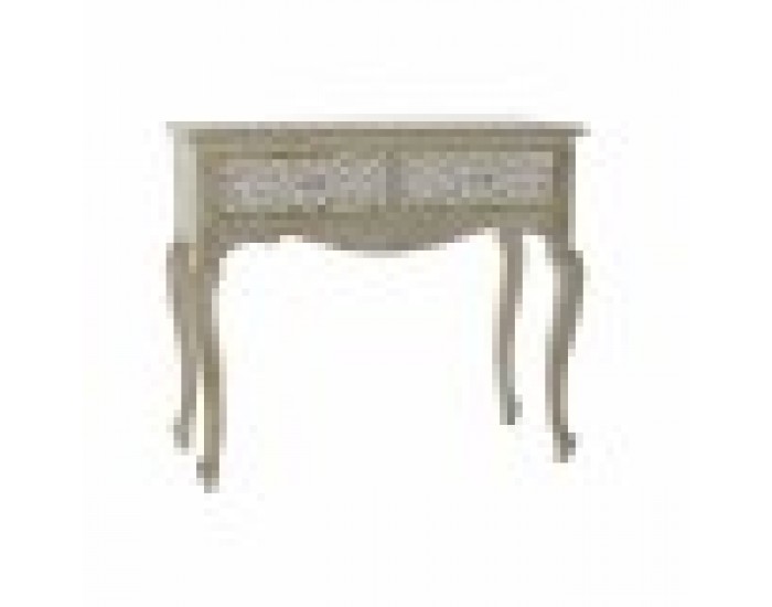 Console DKD Home Decor Бял Многоцветен Дървен Дърво манго 92 x 42 x 81 cm