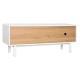 ТВ шкаф Home ESPRIT Бял Естествен полипропилен Дървен MDF 140 x 40 x 55 cm