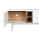 ТВ шкаф Home ESPRIT Бял Естествен полипропилен Дървен MDF 140 x 40 x 55 cm