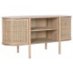 ТВ шкаф Home ESPRIT Естествен каучук 120 x 43,5 x 60 cm - Маси