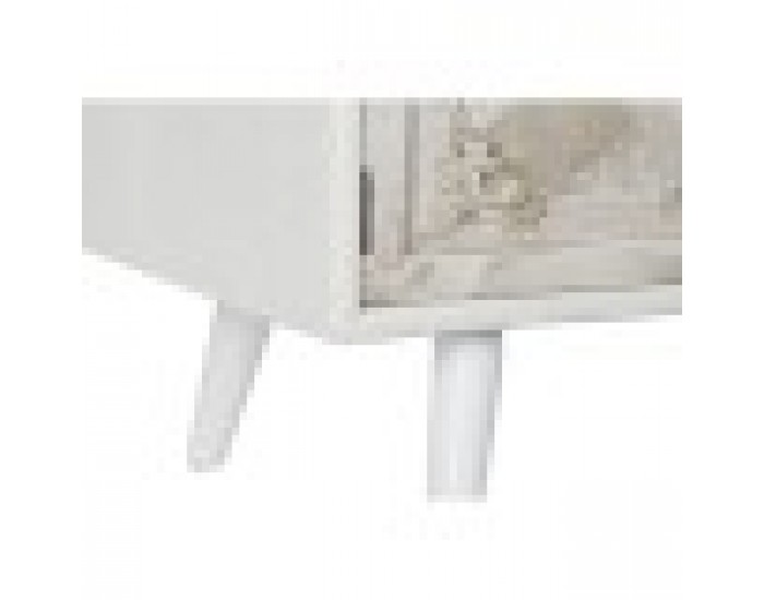 ТВ шкаф DKD Home Decor 136 x 40,5 x 52 cm Ела Бежов Бял Дървен MDF ТВ шкаф DKD Home Decor 136 x 40,5 x 52 cm Ела Бежов Бял Дървен MDF
