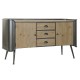 ТВ шкаф DKD Home Decor 144 x 47 x 76 cm Естествен Сив Метал ТВ шкаф DKD Home Decor 144 x 47 x 76 cm Естествен Сив Метал