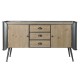 ТВ шкаф DKD Home Decor 144 x 47 x 76 cm Естествен Сив Метал ТВ шкаф DKD Home Decor 144 x 47 x 76 cm Естествен Сив Метал