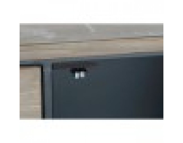 ТВ шкаф DKD Home Decor 144 x 47 x 76 cm Естествен Сив Метал ТВ шкаф DKD Home Decor 144 x 47 x 76 cm Естествен Сив Метал