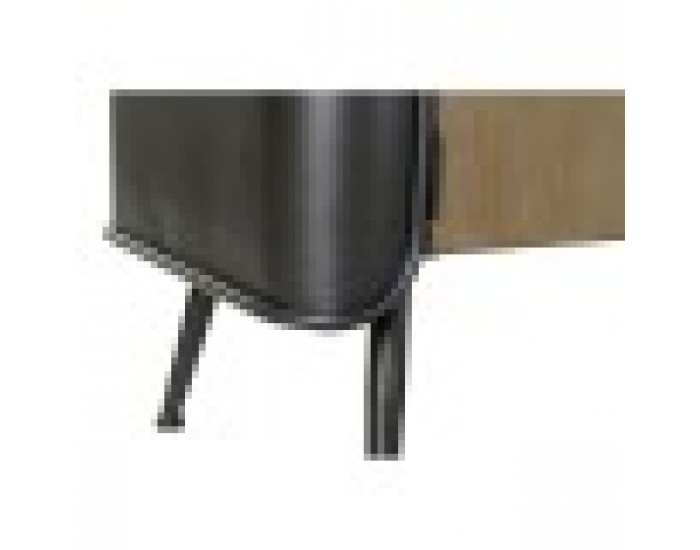 ТВ шкаф DKD Home Decor 144 x 47 x 76 cm Естествен Сив Метал ТВ шкаф DKD Home Decor 144 x 47 x 76 cm Естествен Сив Метал