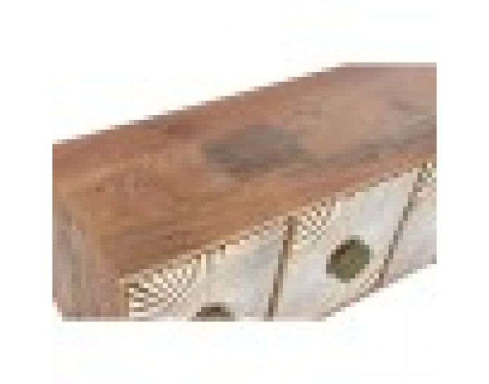 ТВ шкаф Home ESPRIT Златен Естествен Дървен 145 x 40 x 60 cm