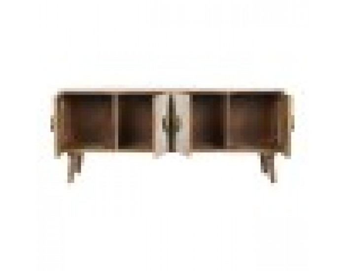 ТВ шкаф Home ESPRIT Златен Естествен Дървен 145 x 40 x 60 cm