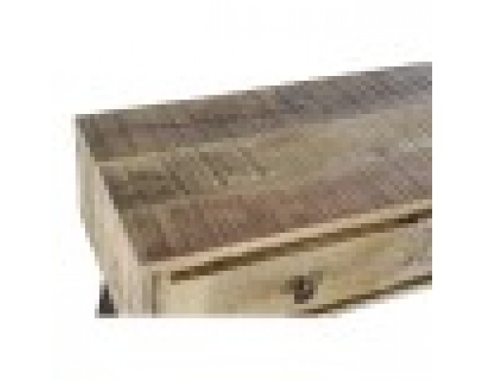Конзола DKD Home Decor, Черен, Метал, Дърво манго, 130 x 40 x 89 cm