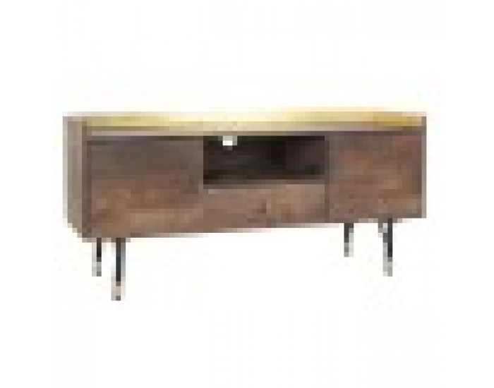 ТВ шкаф DKD Home Decor, Тъмно сив, Метал, Дърво манго, 130 x 45 x 60 cm ТВ шкаф DKD Home Decor, Тъмно сив, Метал, Дърво манго, 130 x 45 x 60 cm