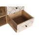 ТВ шкаф DKD Home Decor 135 x 40 x 55 cm Естествен Бял Дърво манго ТВ шкаф DKD Home Decor 135 x 40 x 55 cm Естествен Бял Дърво манго