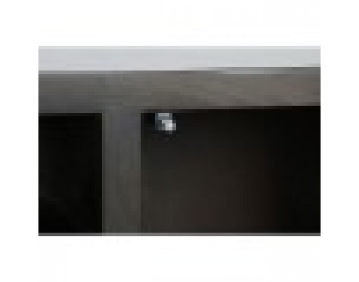 ТВ шкаф DKD Home Decor 140 x 40 x 55 cm Черен Метал Aкациево дърво