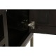 ТВ шкаф DKD Home Decor 140 x 40 x 55 cm Черен Метал Aкациево дърво