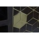 ТВ шкаф DKD Home Decor 140 x 40 x 55 cm Черен Метал Aкациево дърво