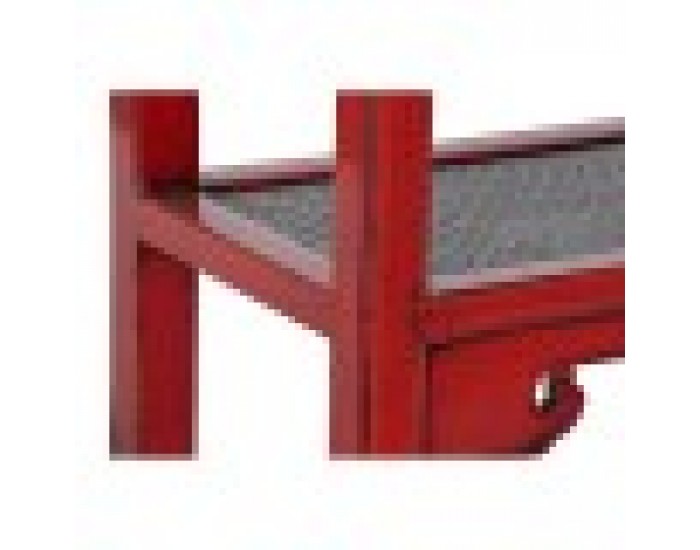Конзола DKD Home Decor Червен Тъмно сив Бряст (85 x 35 x 80 cm)