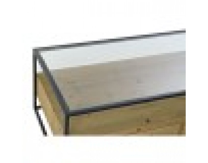 Маса за кафе DKD Home Decor, Метал, Кристал, Ела, 120 x 60 x 40 cm