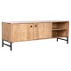 ТВ шкаф Home ESPRIT Кафяв Черен Метал Aкациево дърво 145 x 40 x 52 cm ТВ шкаф Home ESPRIT Кафяв Черен Метал Aкациево дърво 145 x 40 x 52 cm