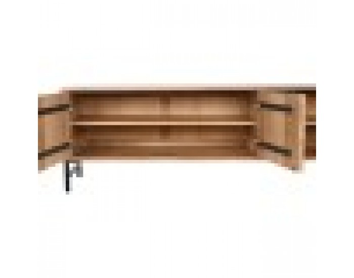 ТВ шкаф Home ESPRIT Кафяв Черен Метал Aкациево дърво 145 x 40 x 52 cm ТВ шкаф Home ESPRIT Кафяв Черен Метал Aкациево дърво 145 x 40 x 52 cm
